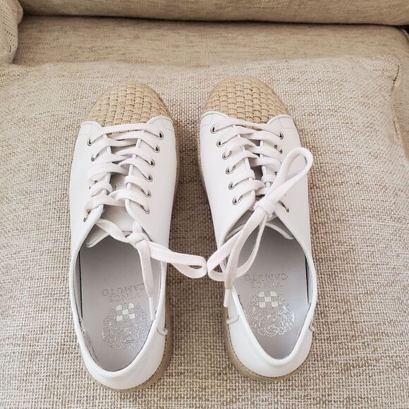 Vince Camuto Calitrie Platform Jute-Toe Sneakers Sz 8 - Picture 12 of 16